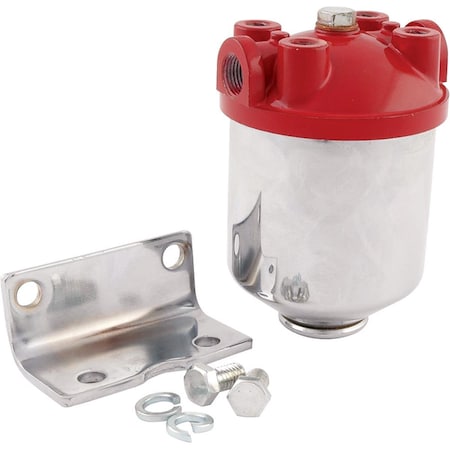 Allstar Performance Fuel Filter Chrome Canister ALL40250